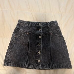Abercrombie & Fitch Women’s Jean Skirt Black Wash Size 25/0
